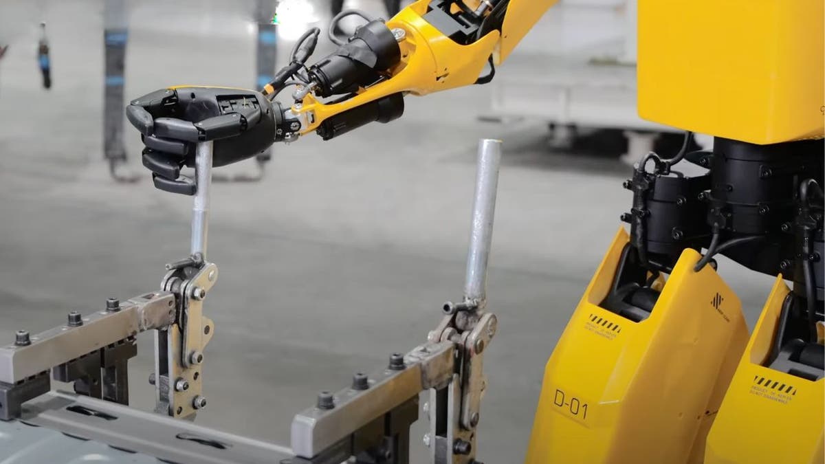 Foreunner K2 "Bumblebee" Humanoid robot at the SAIC-GM automobile plant.