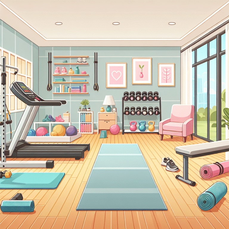 como montar espaço de treino em casa