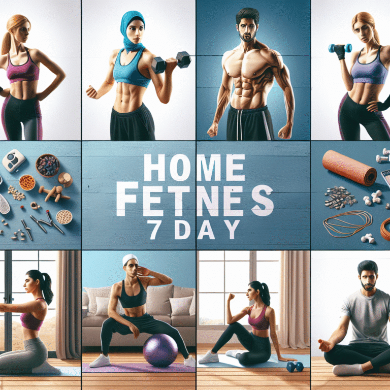 Desafio de 7 dias para transformar sua rotina fitness em casa