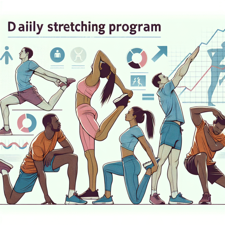 Programa de alongamento diário para aumentar a flexibilidade