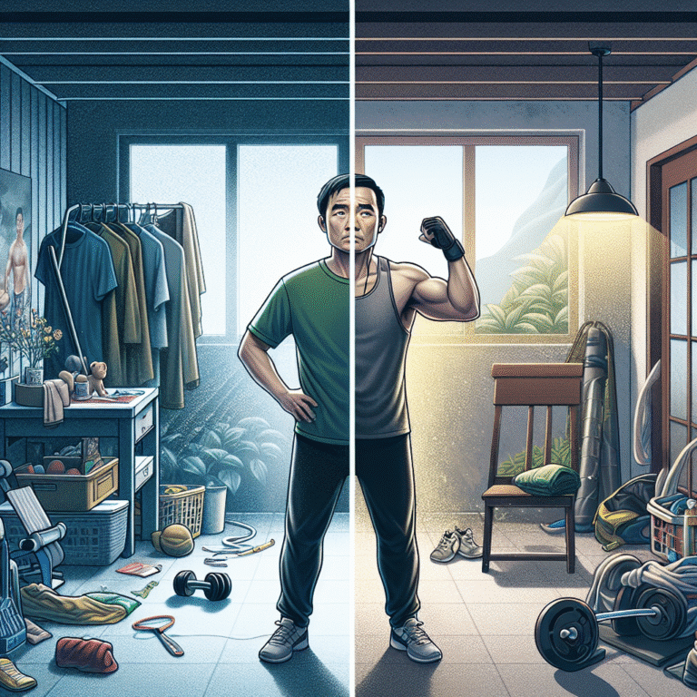 Antes e depois: Como treinos em casa transformaram vidas