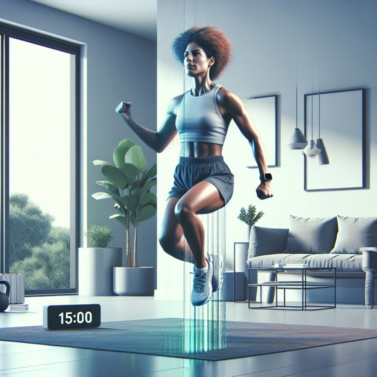 Treino HIIT em Casa Sem Aparelhos: 15 Minutos de Alta Intensidade